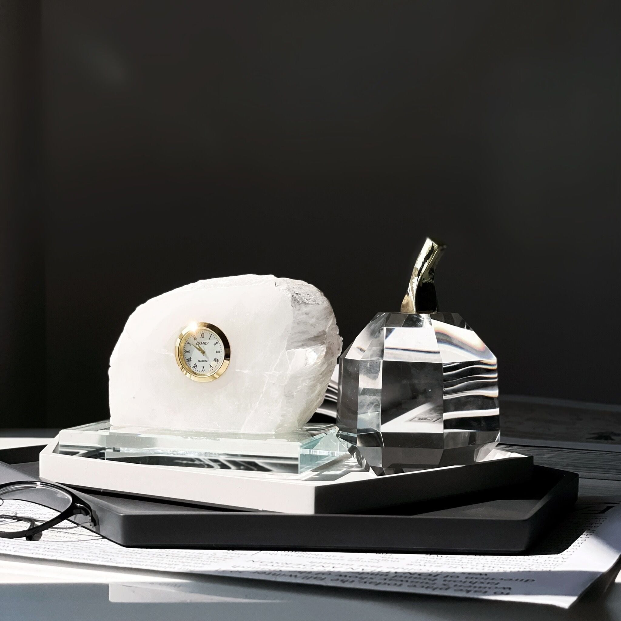 インテリアクロック 天然石