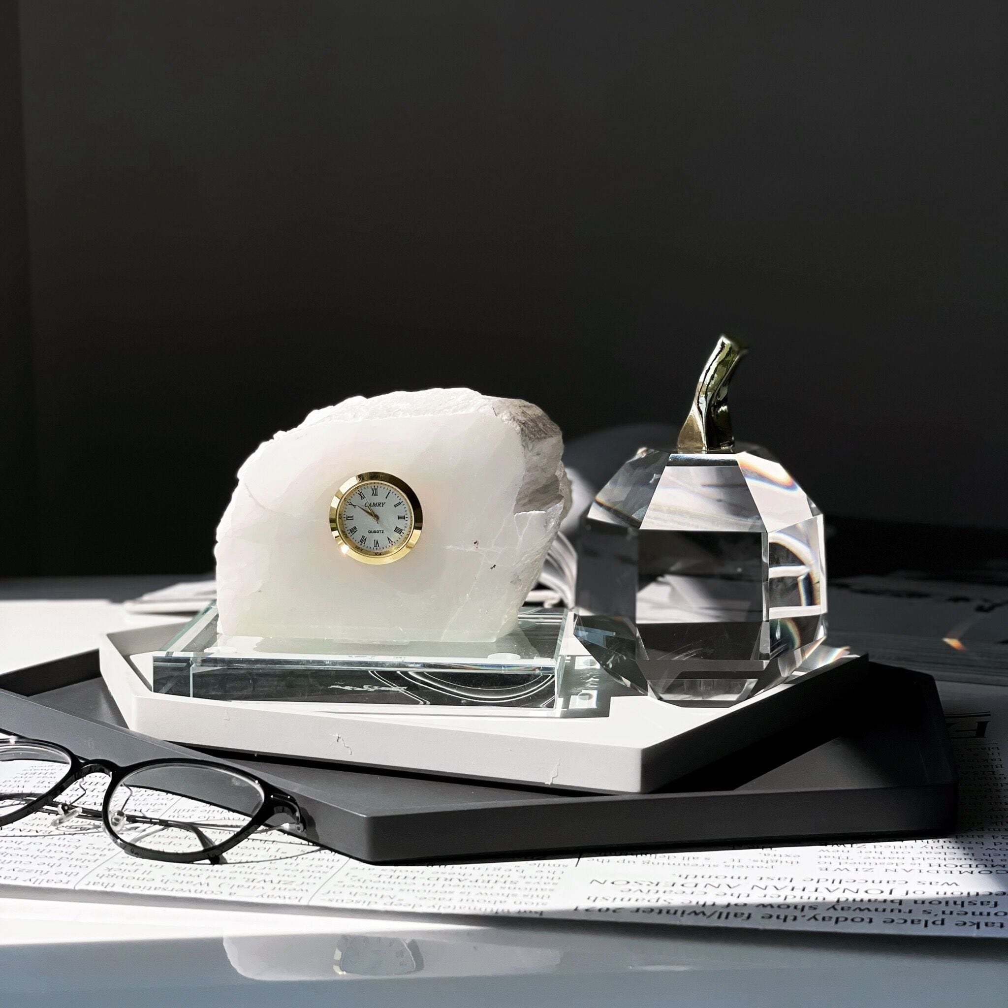 インテリアクロック 天然石