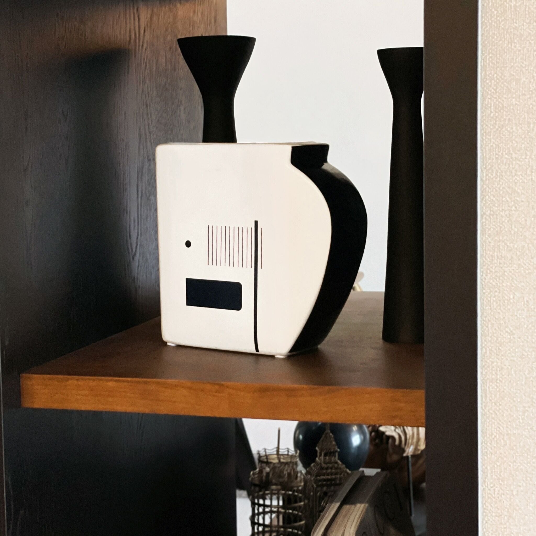 【アウトレット10%OFF】アブストラクトフラワーベース ショート