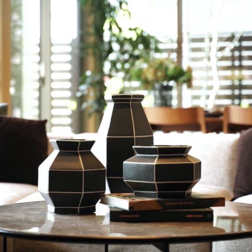 ブロッキングフラワーベース ミディアム