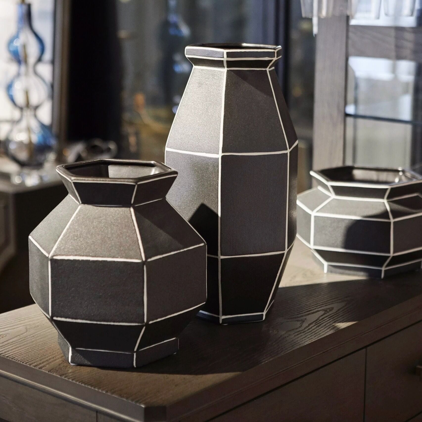 ブロッキングフラワーベース ミディアム