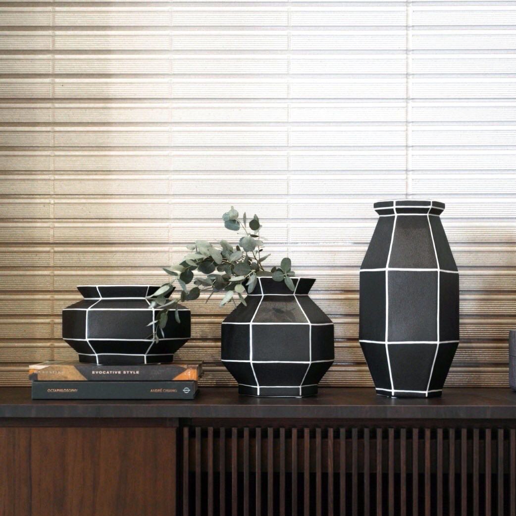 ブロッキングフラワーベース ミディアム