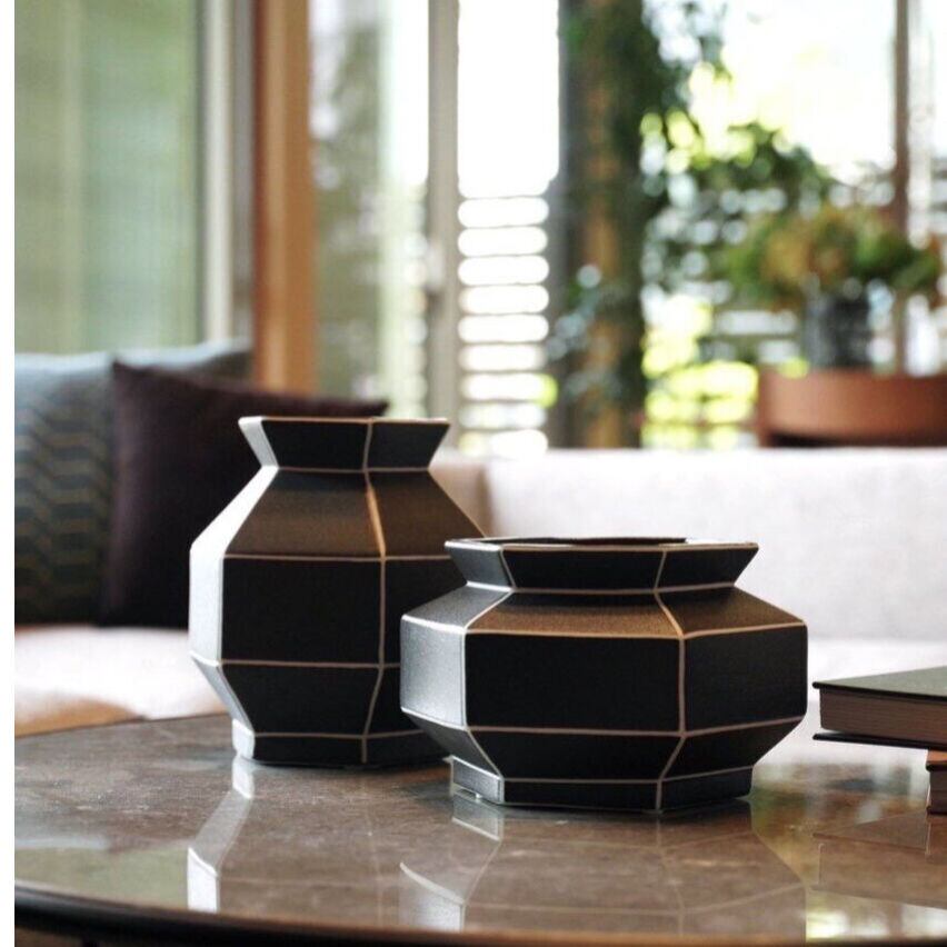 ブロッキングフラワーベース ミディアム