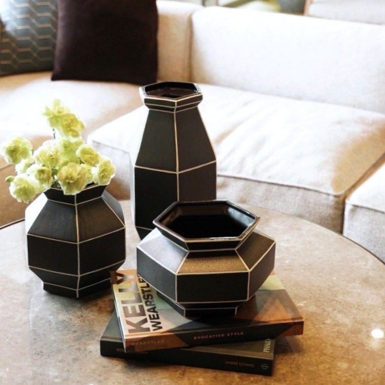 ブロッキングフラワーベース ミディアム