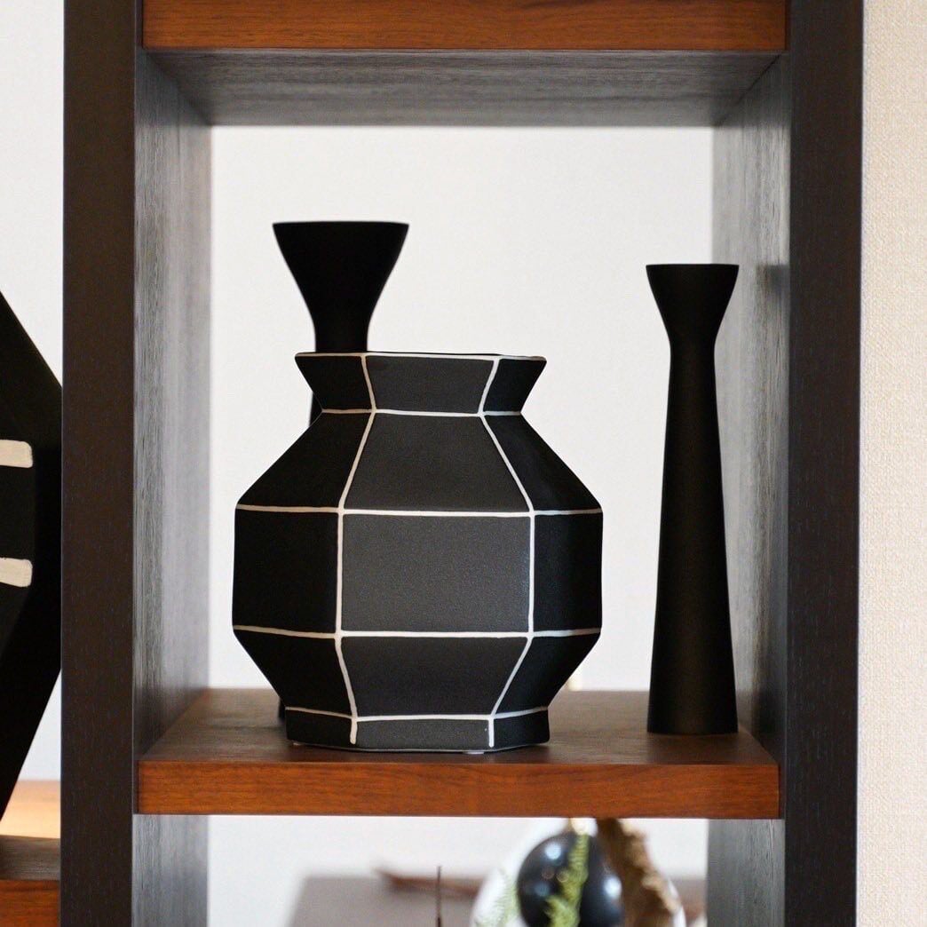 ブロッキングフラワーベース ミディアム