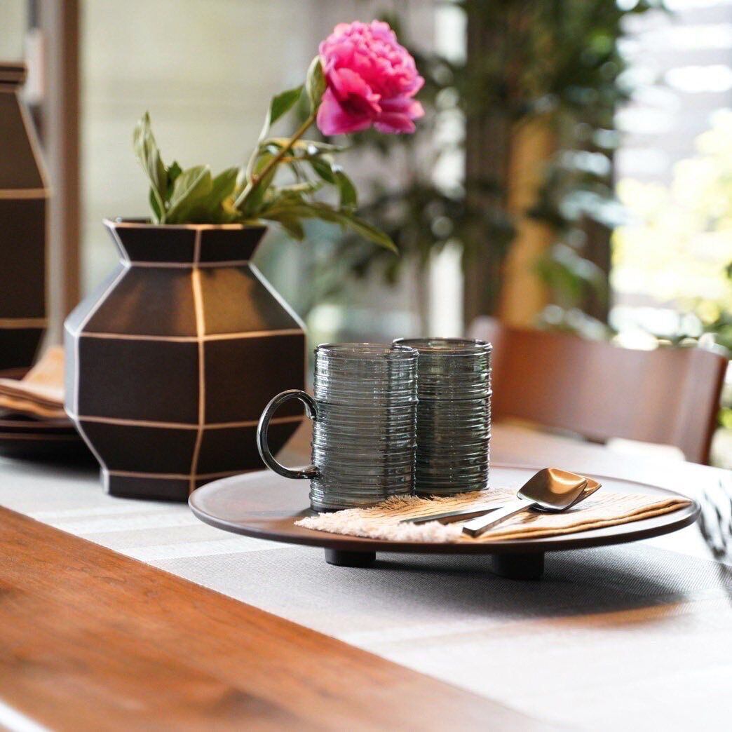 ブロッキングフラワーベース ミディアム