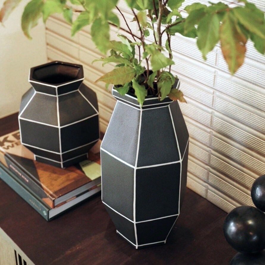 ブロッキングフラワーベース ミディアム