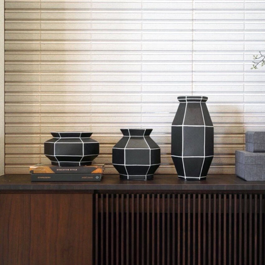 ブロッキングフラワーベース ミディアム