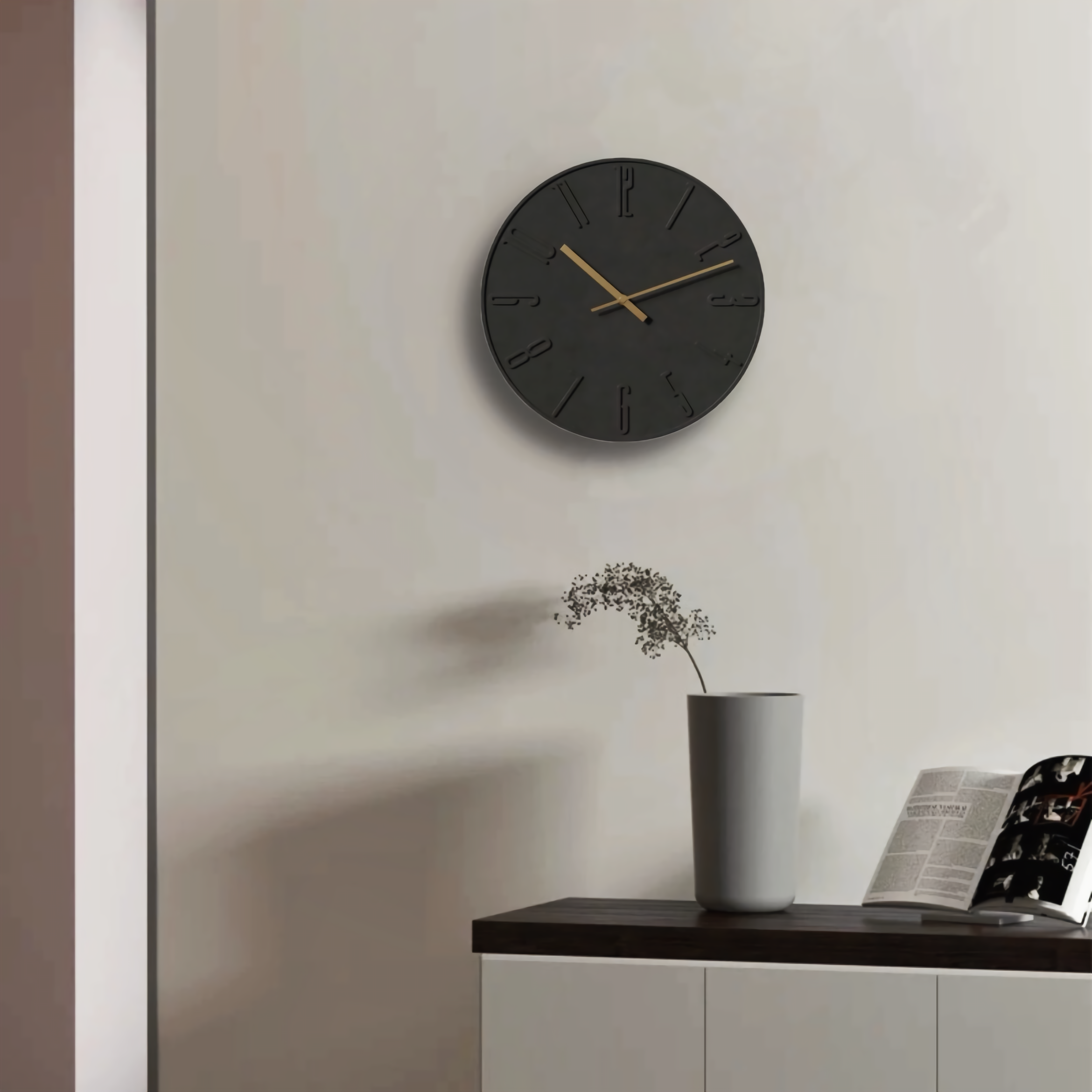 ウォールクロック ベトン ナンバー