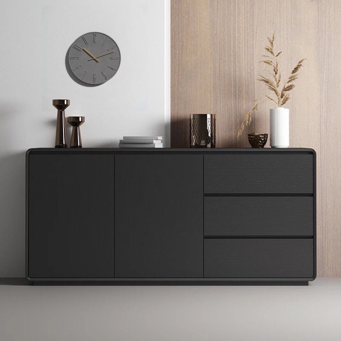 【アウトレット10%OFF】ウォールクロック ベトン ナンバー