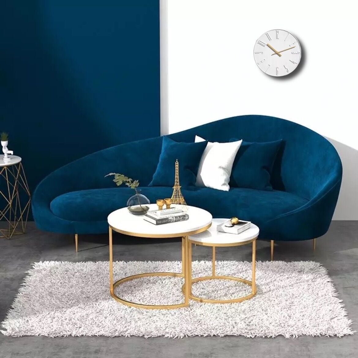 【アウトレット10%OFF】ウォールクロック ベトン ナンバー