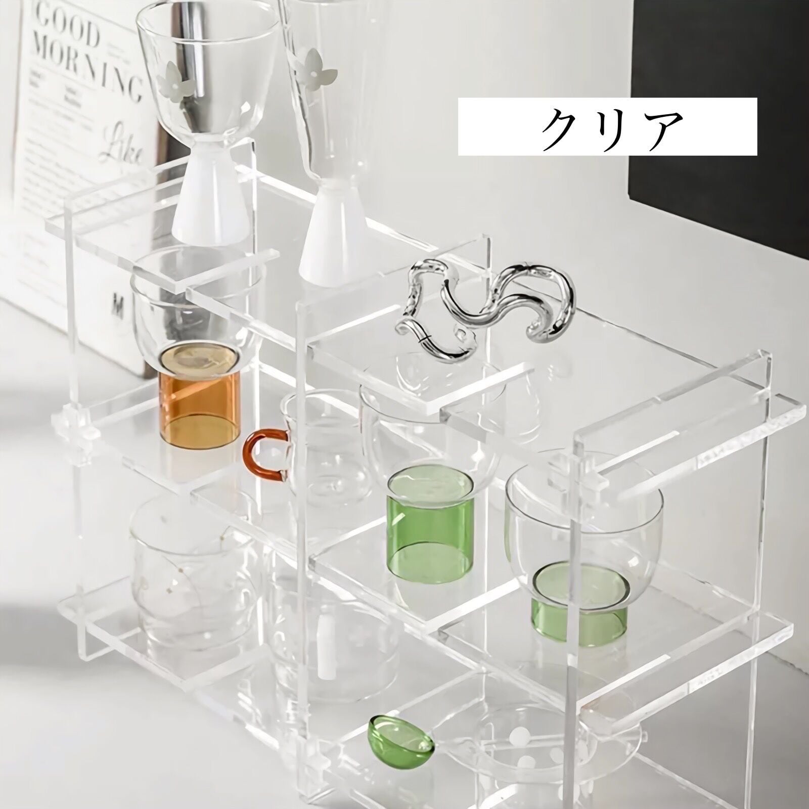 アクリルディスプレイラック スクエア