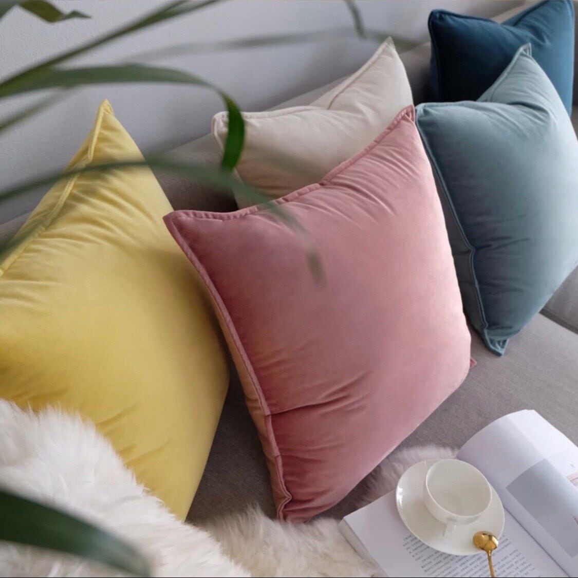 ベルベットクッションカバー(45×45)