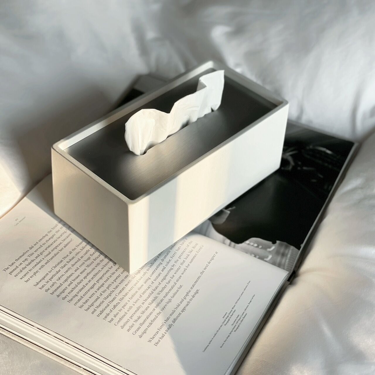 【アウトレット10%OFF】ティッシュケース ベトン スクエアフォルム