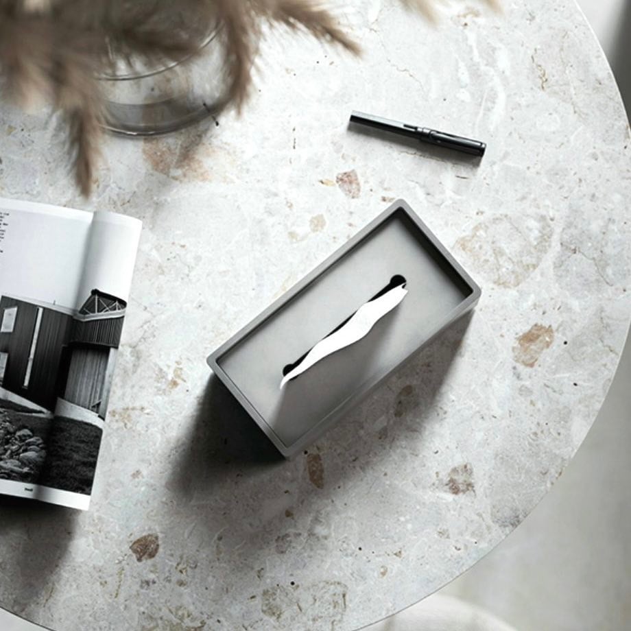 【アウトレット10%OFF】ティッシュケース ベトン スクエアフォルム