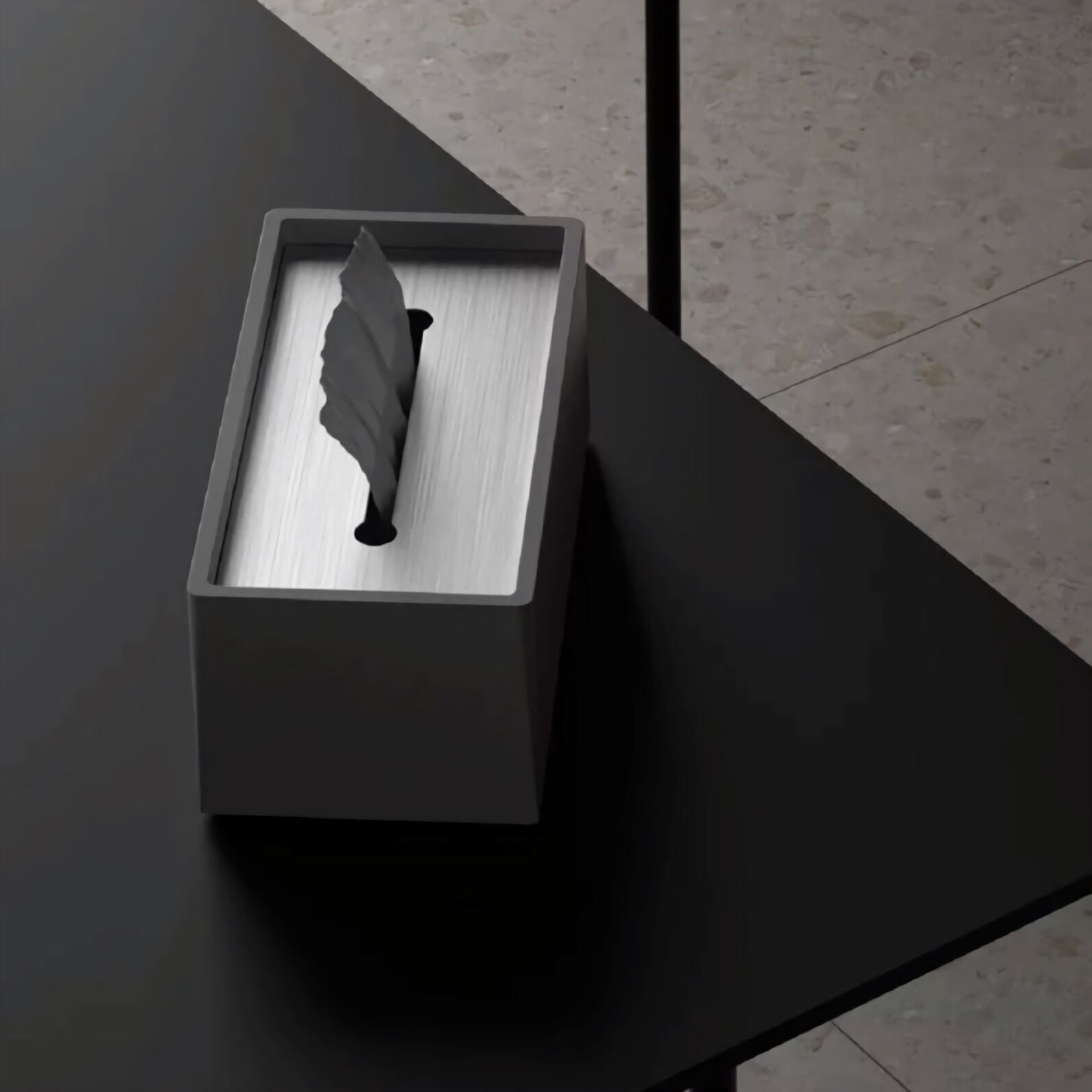 【アウトレット10%OFF】ティッシュケース ベトン スクエアフォルム