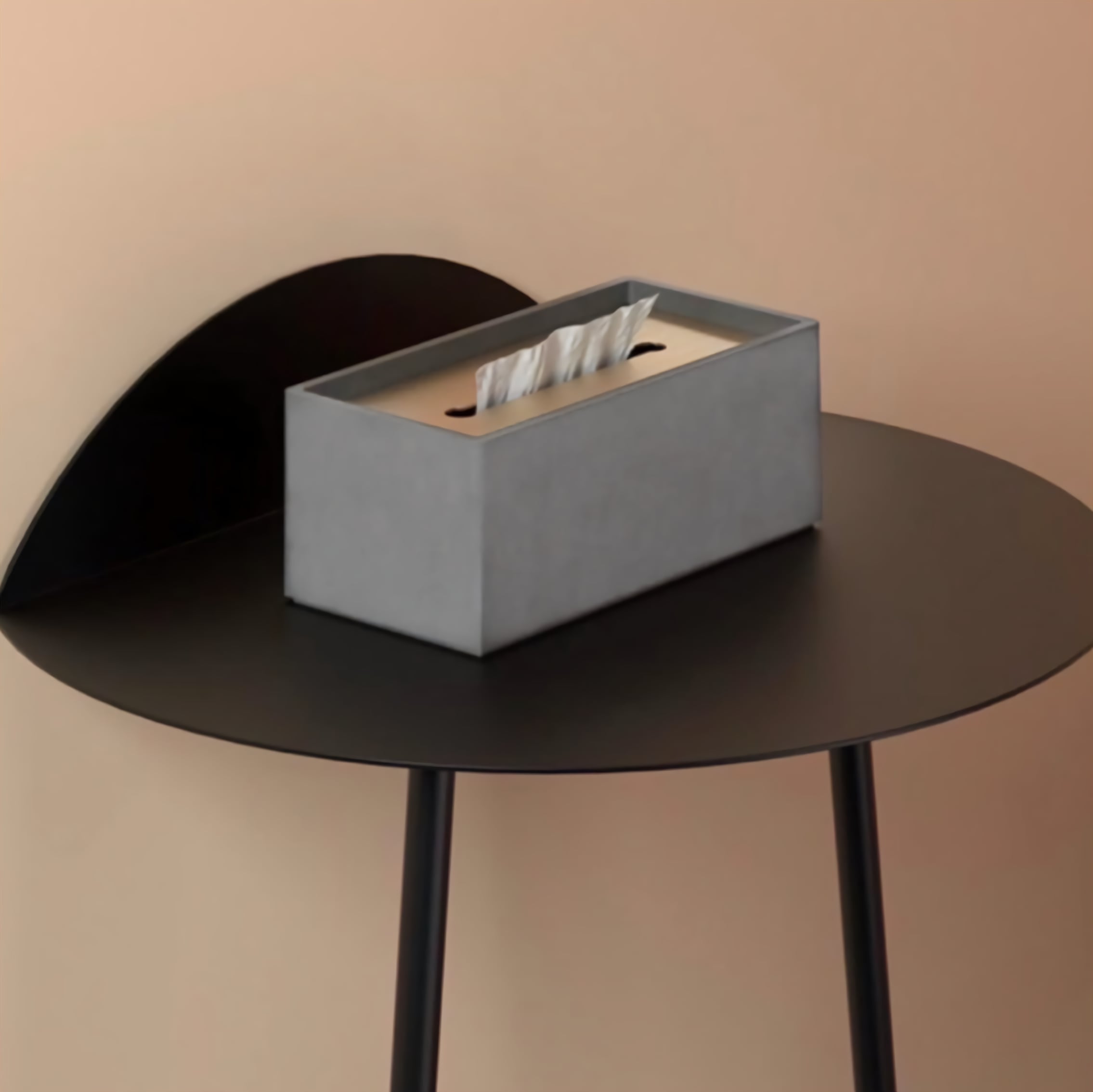 【アウトレット10%OFF】ティッシュケース ベトン スクエアフォルム