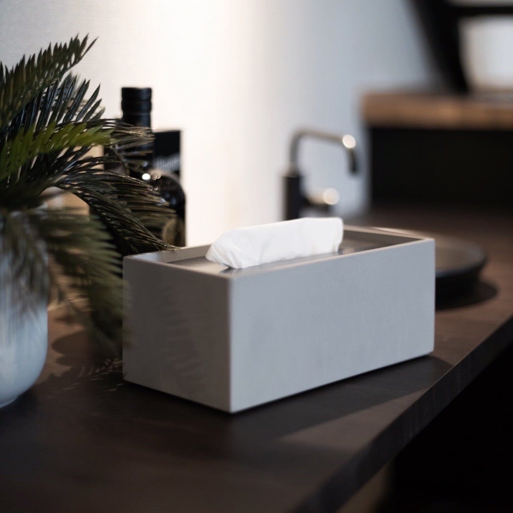 【アウトレット10%OFF】ティッシュケース ベトン スクエアフォルム