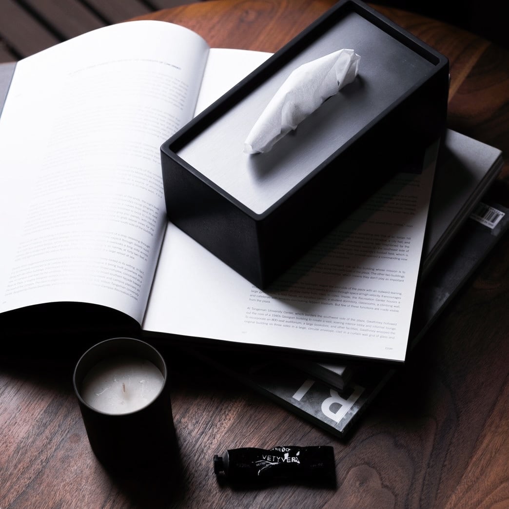 【アウトレット10%OFF】ティッシュケース ベトン スクエアフォルム