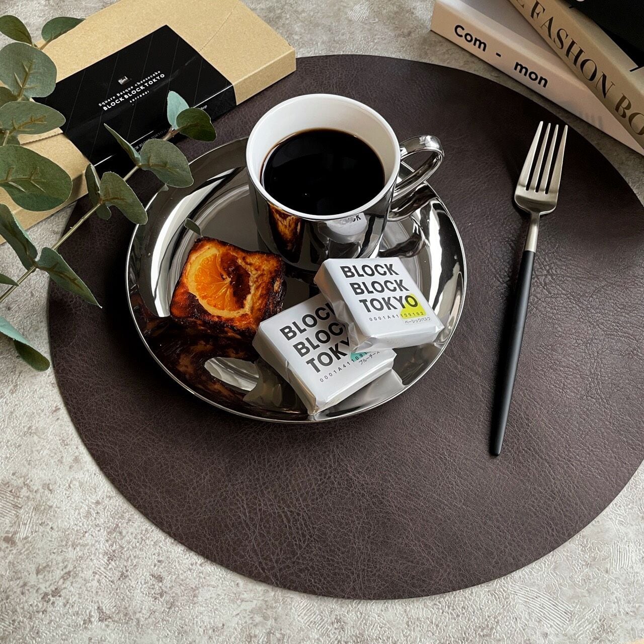 【アウトレット10%OFF】リバーシブルランチョンマット アンティークレザー