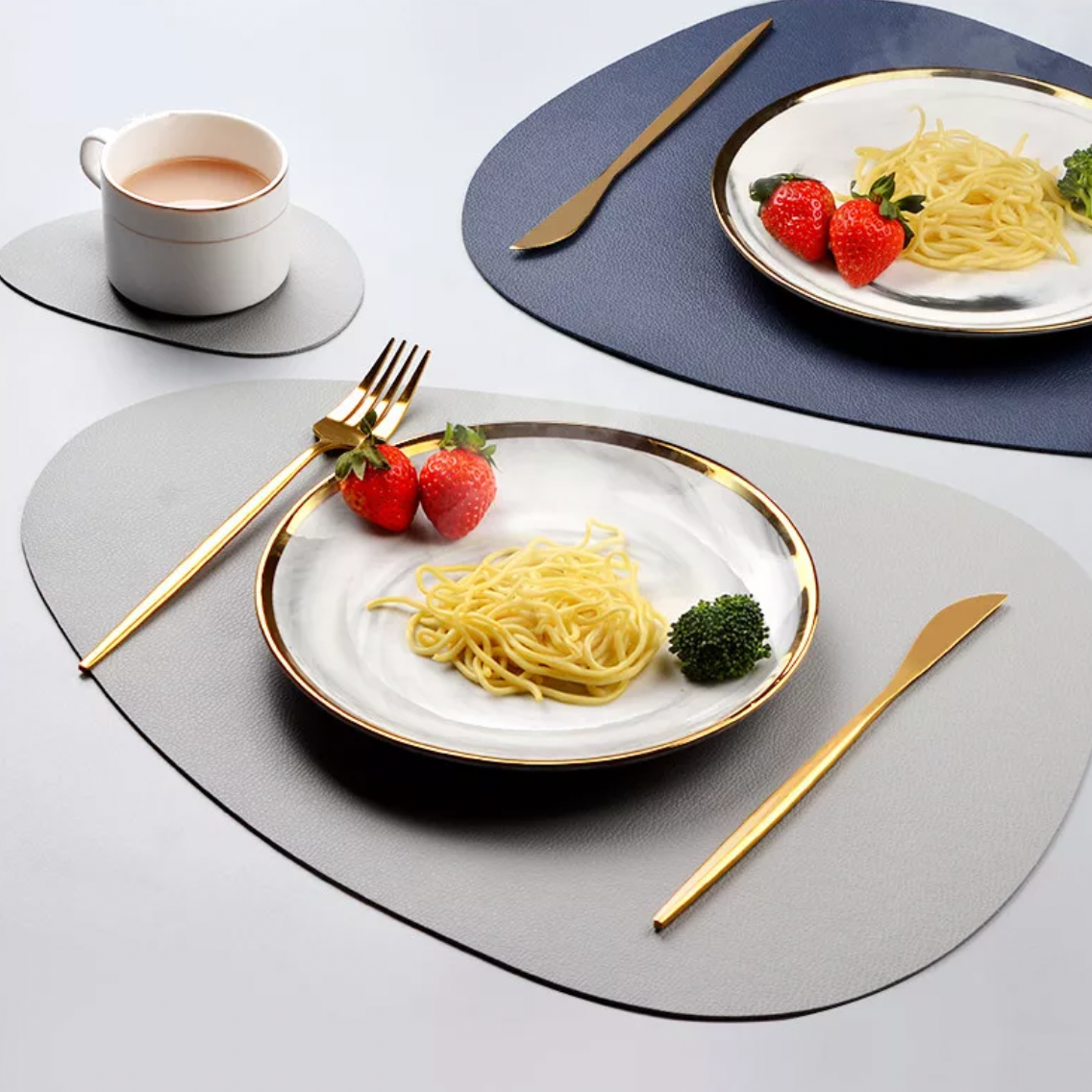 リバーシブルランチョンマット エッグストローク