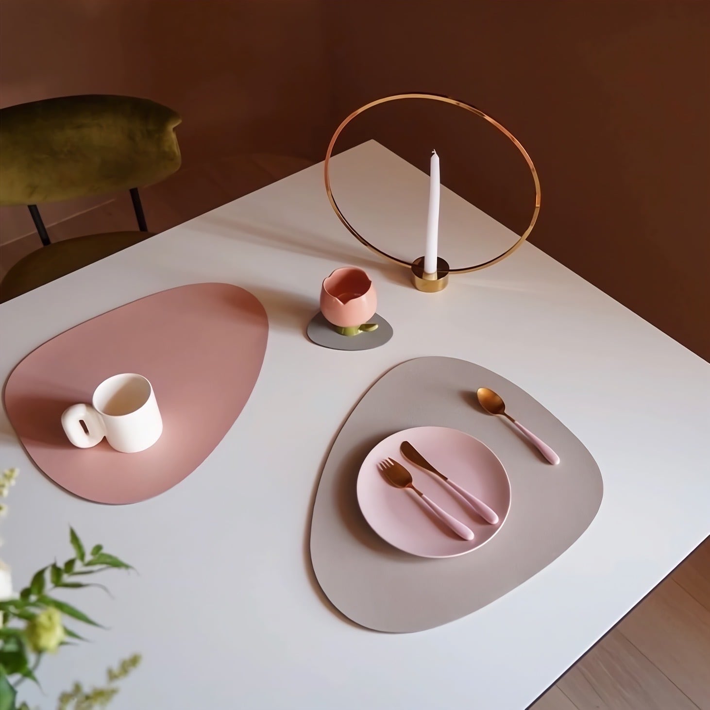 リバーシブルランチョンマット エッグストローク