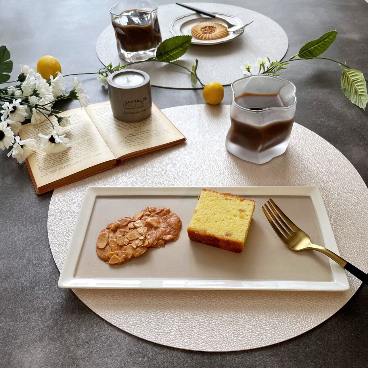 リバーシブルランチョンマット ラウンド