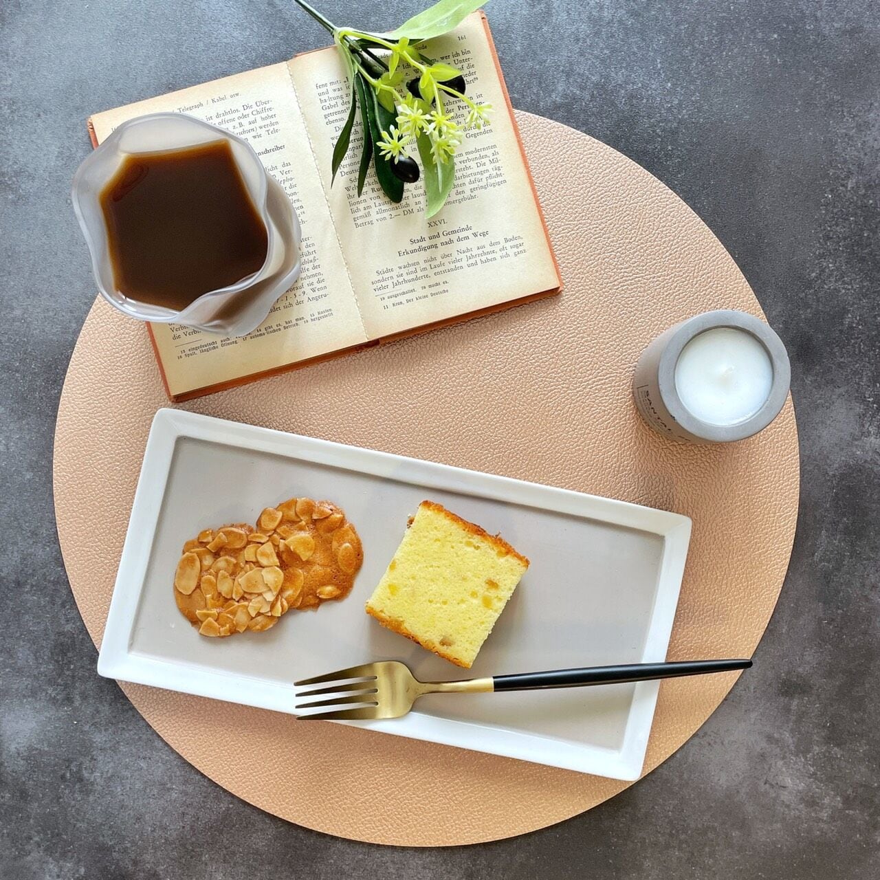 リバーシブルランチョンマット ラウンド