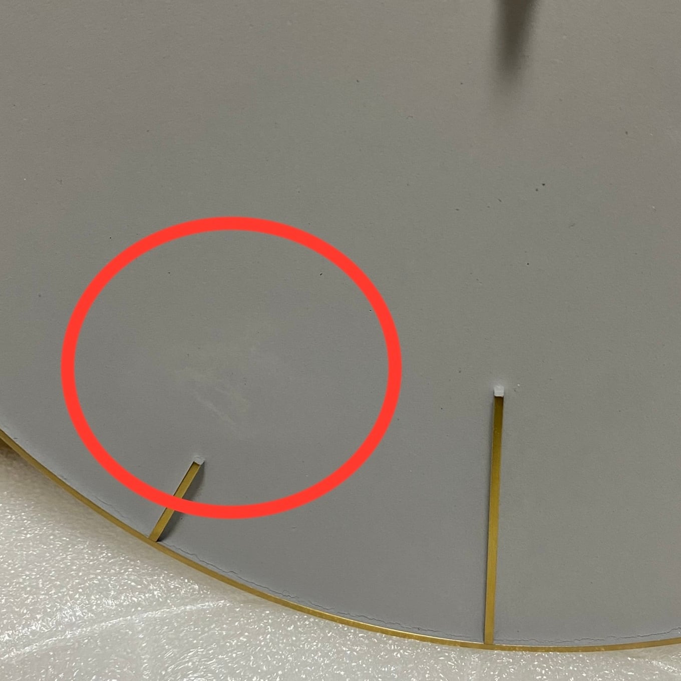 【アウトレット10%OFF 】ウォールクロック エンボスゴールド×ベトン