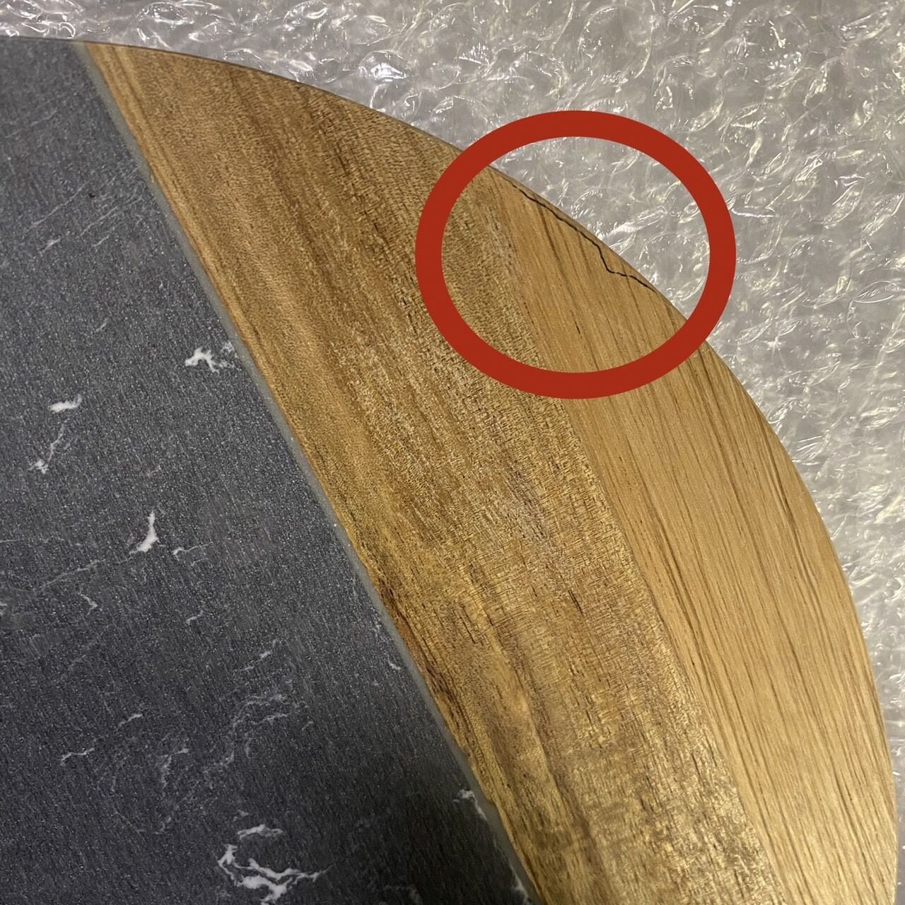 【アウトレット10%OFF】ブラック天然大理石×ウッド プレート