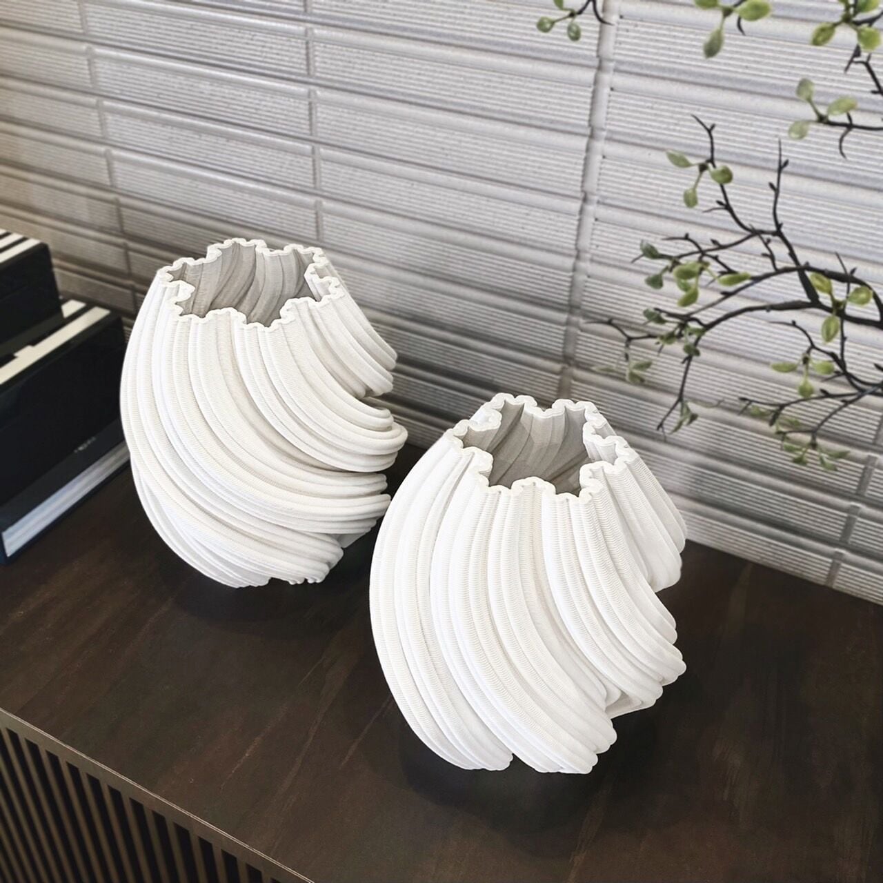 【アウトレット10%OFF】ソイルドツイストフラワーベース ラージ