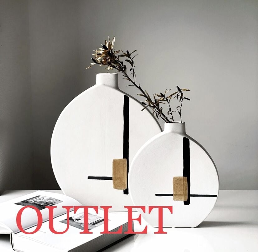 【アウトレット15%OFF】ポイントゴールドフラワーベース ラージ