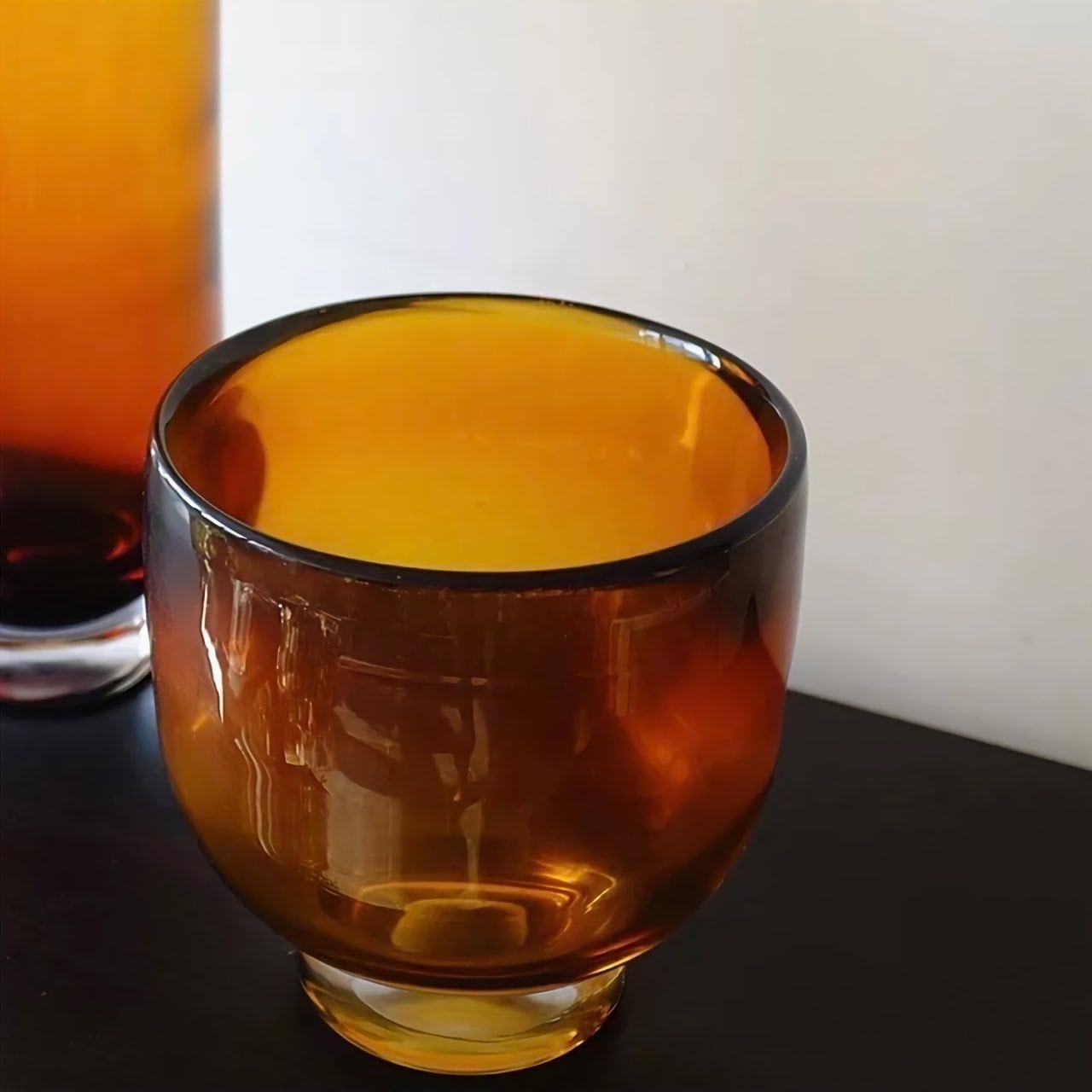 アンバーフラワーベース ワイド