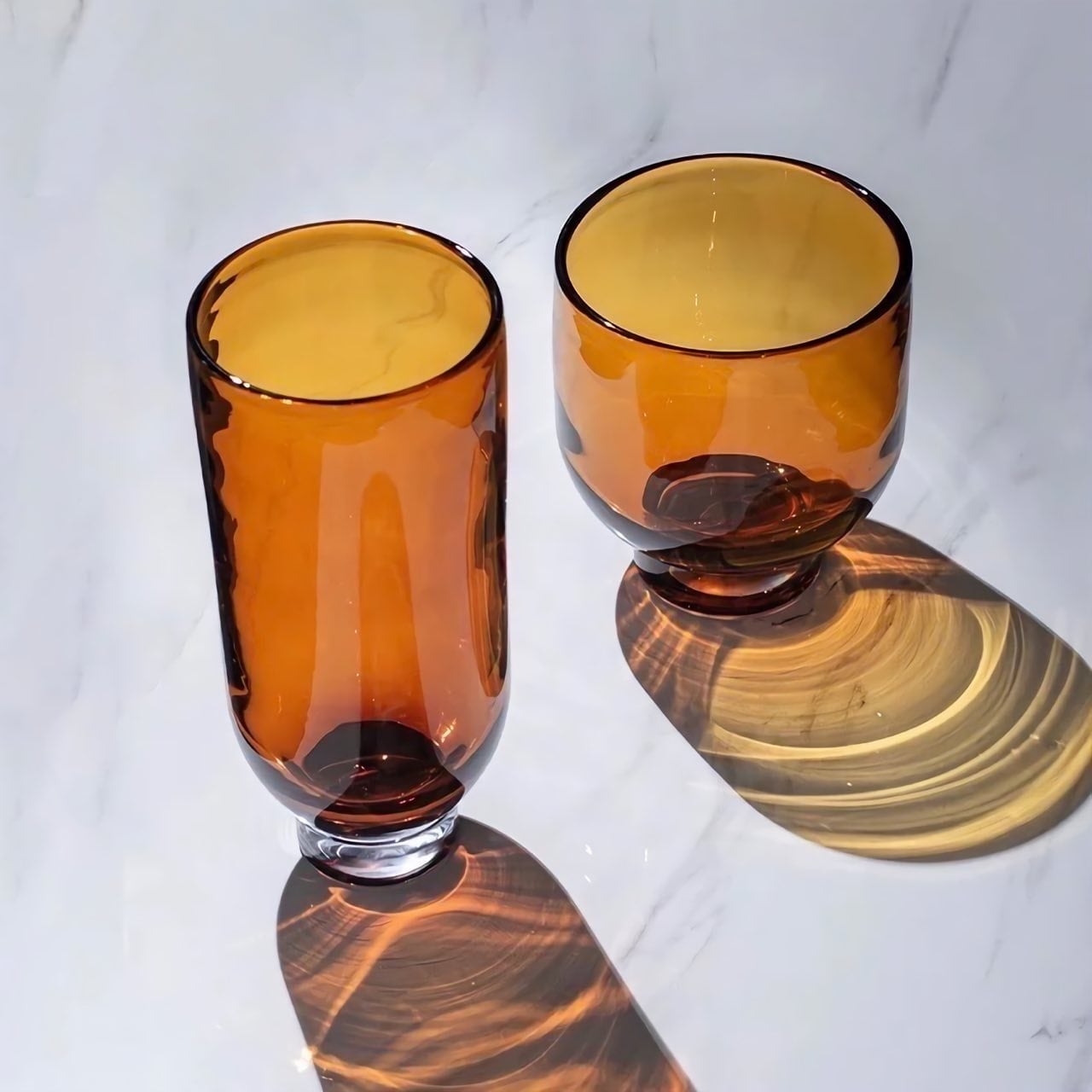 アンバーフラワーベース ワイド