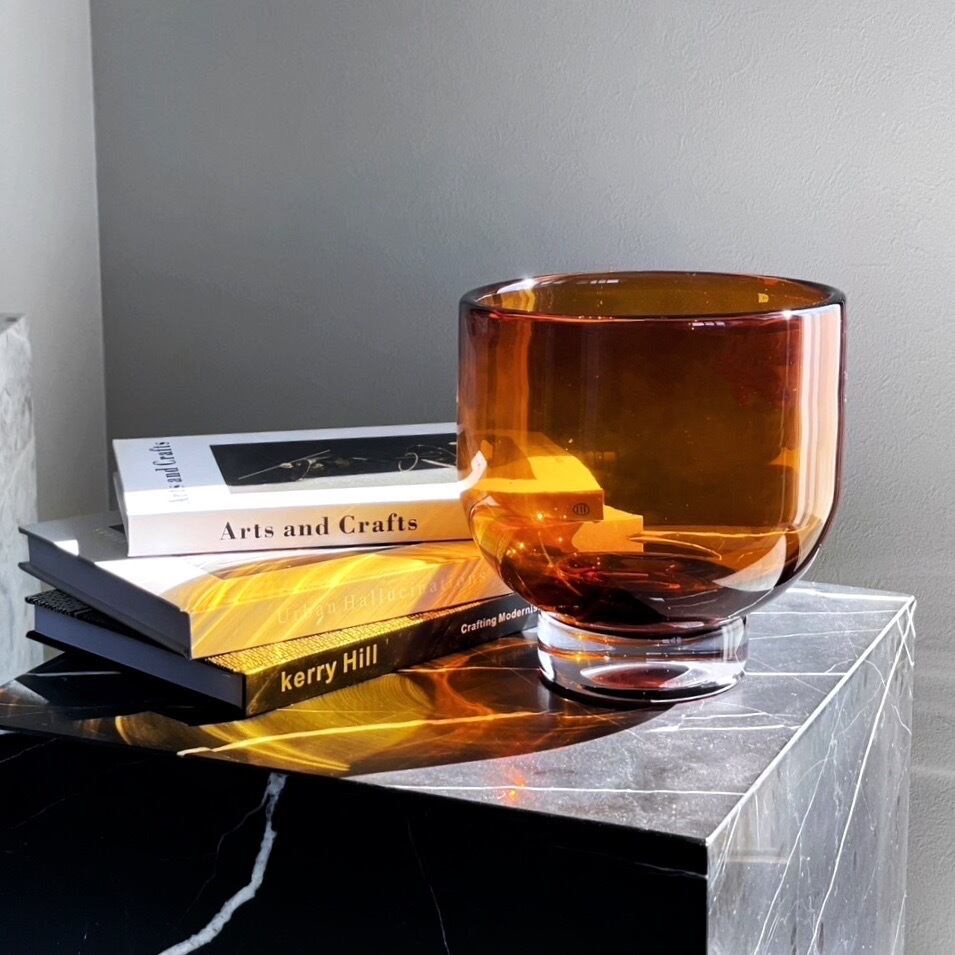 アンバーフラワーベース ワイド