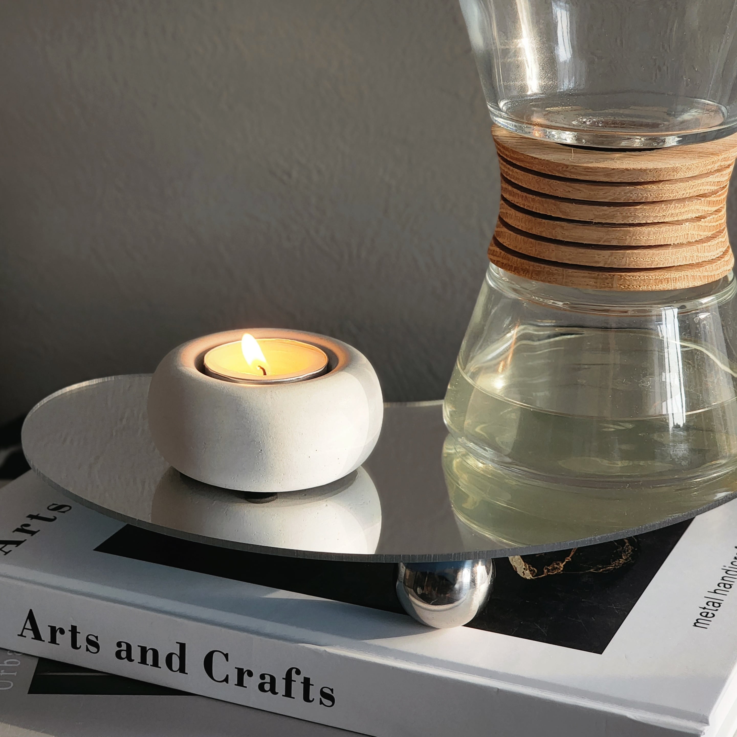 キャンドルホルダー3色セット ラウンドベトン