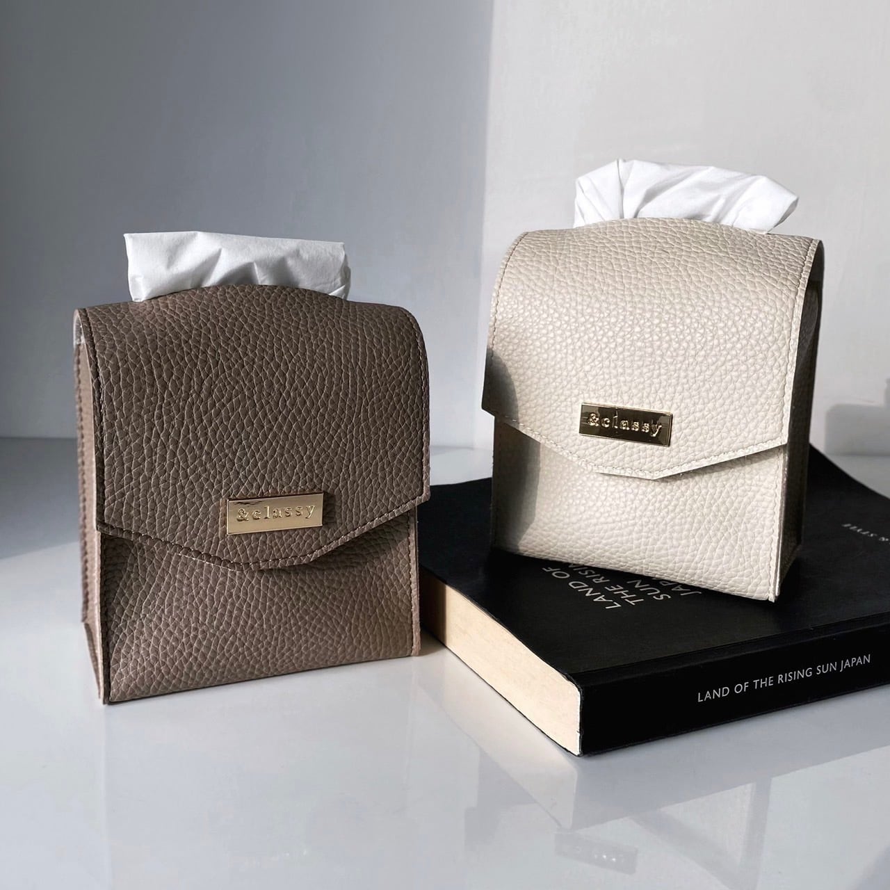 オリジナルレザーティッシュケース