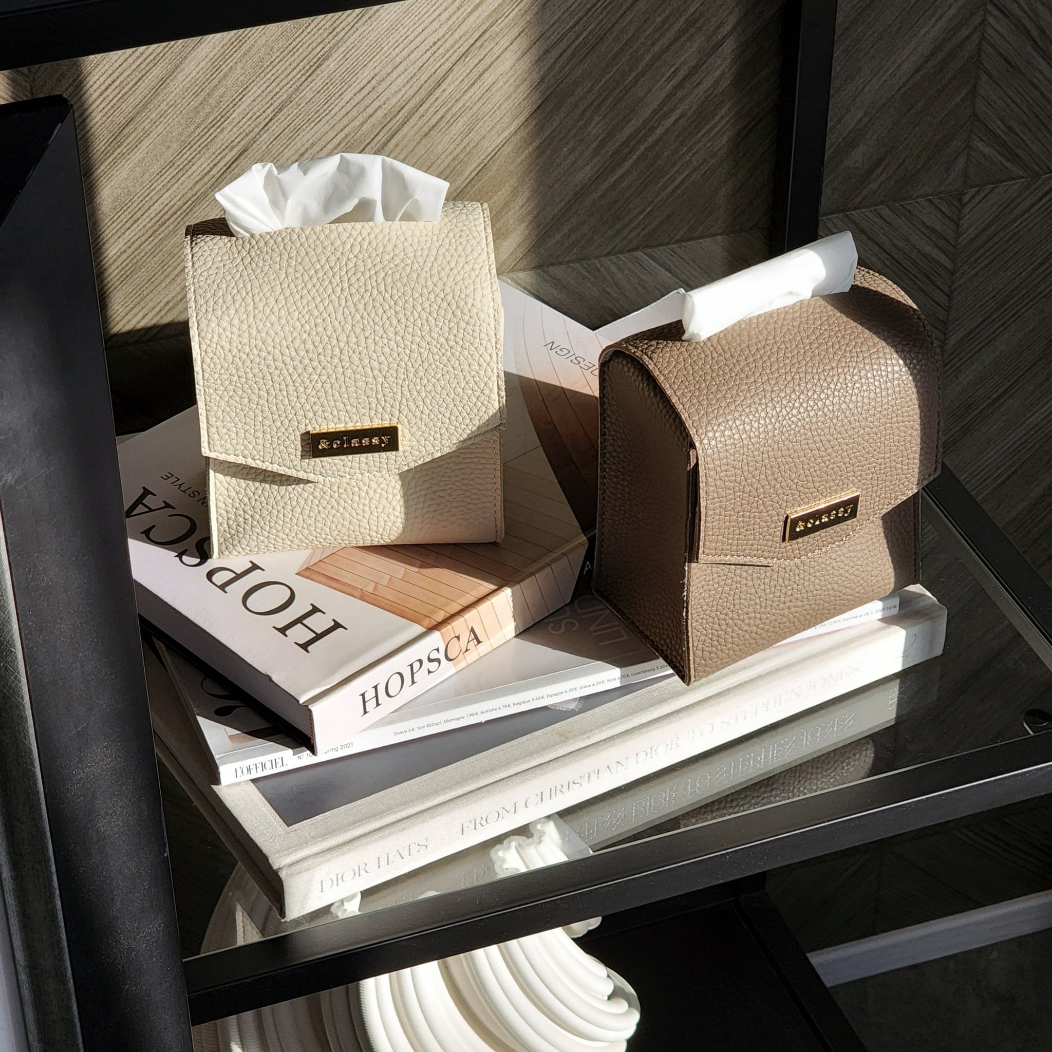 オリジナルレザーティッシュケース