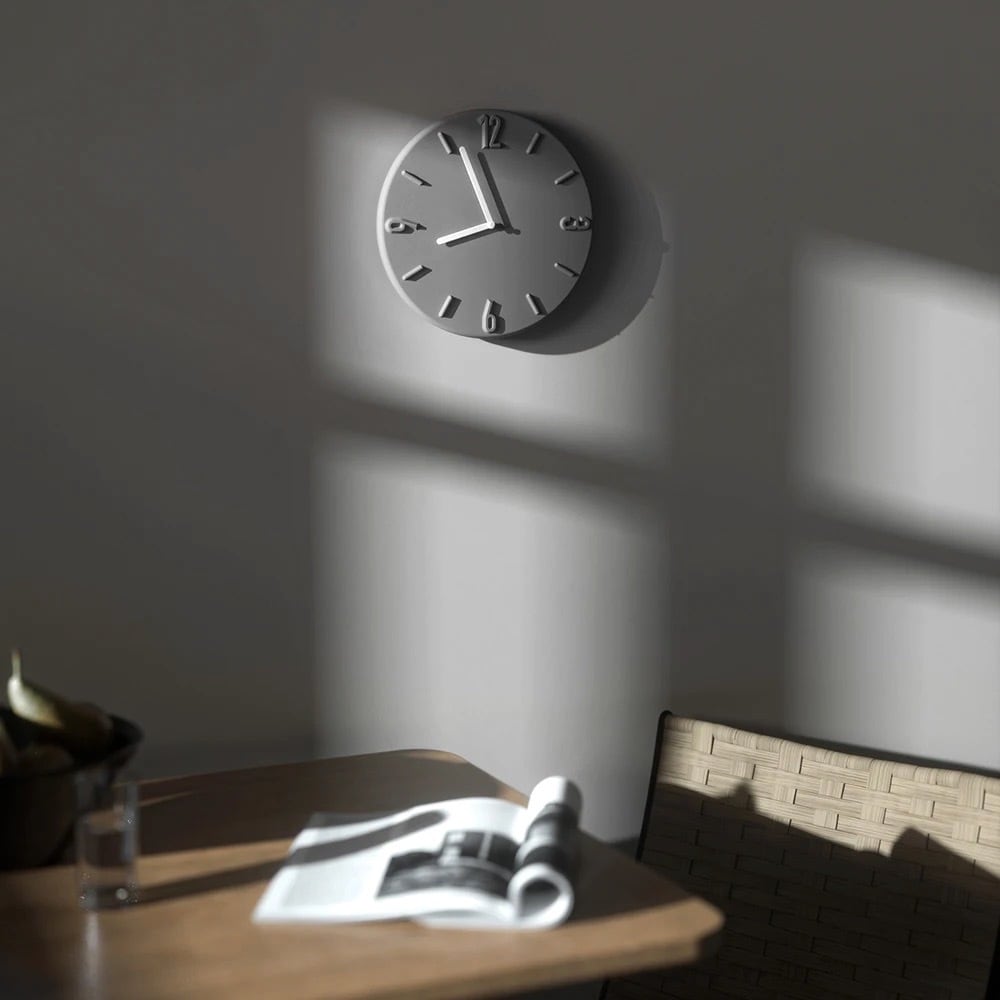 【アウトレット10%OFF】ウォールクロック ベトン ホワイトハンズ