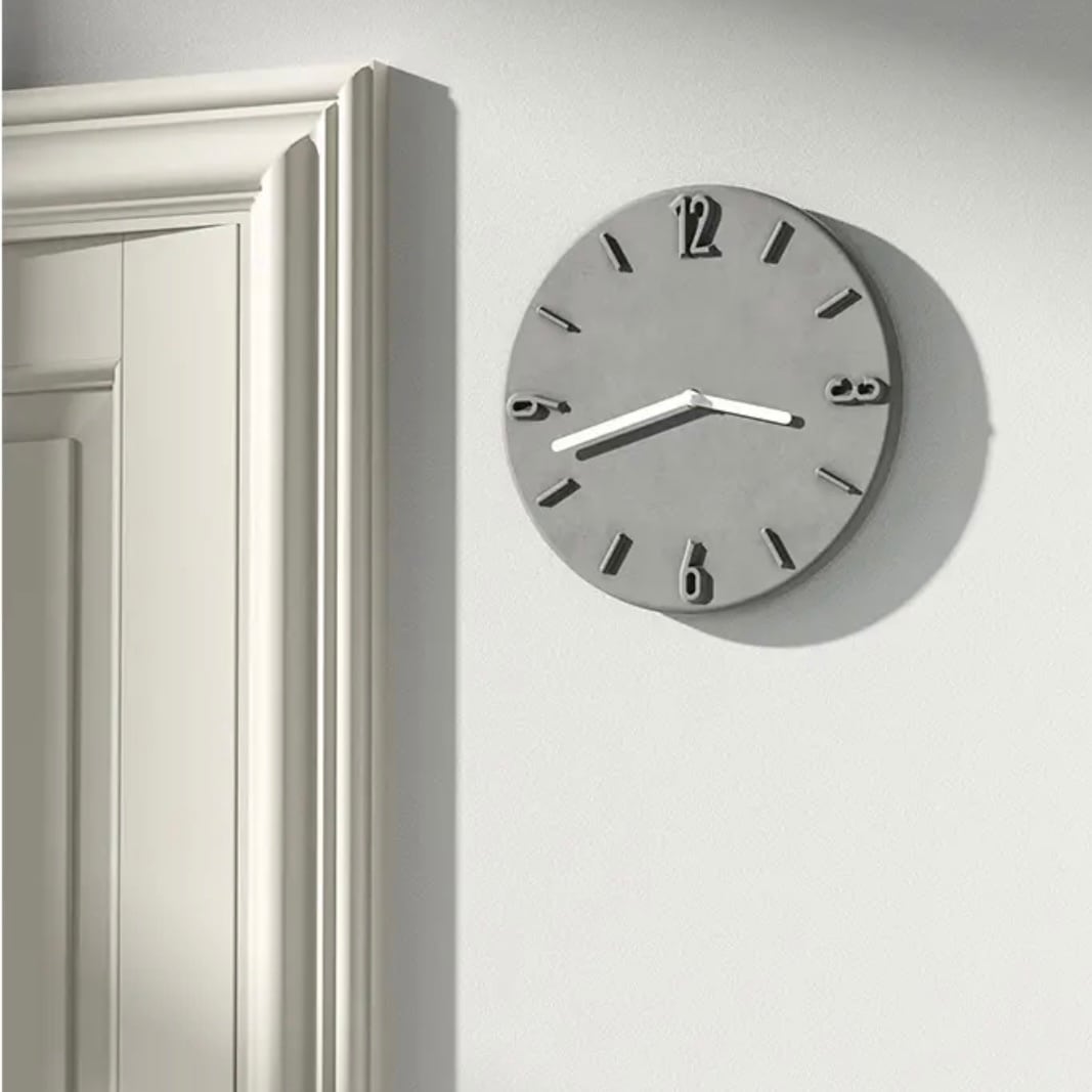 【アウトレット10%OFF】ウォールクロック ベトン ホワイトハンズ