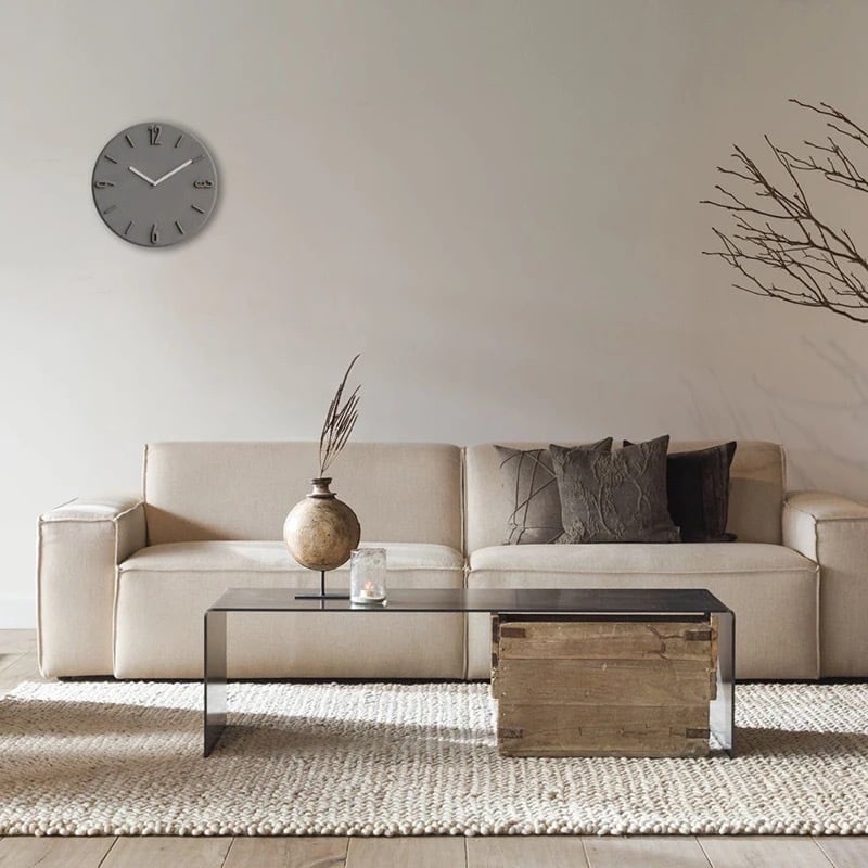 【アウトレット10%OFF】ウォールクロック ベトン ホワイトハンズ