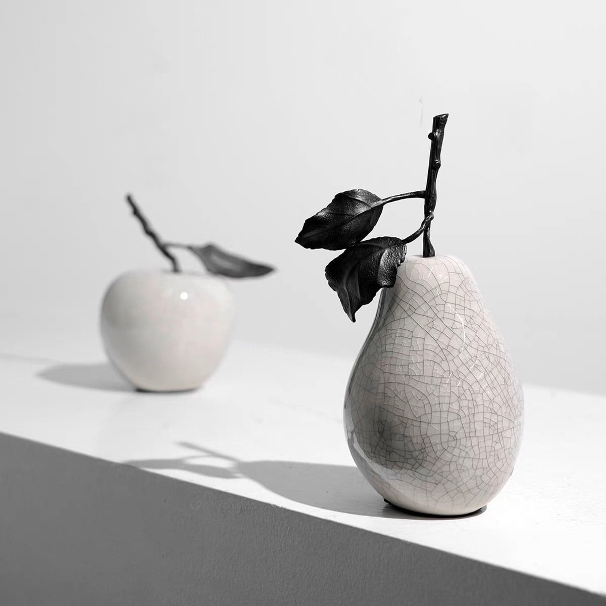 アロイセラミックオブジェ Apple& Pear