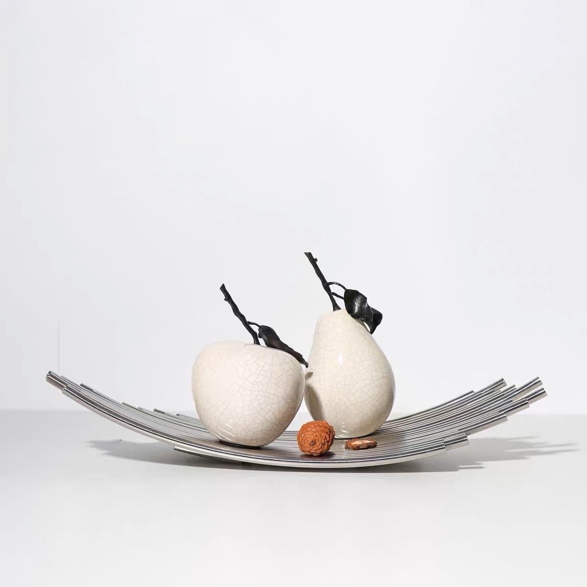 アロイセラミックオブジェ Apple& Pear