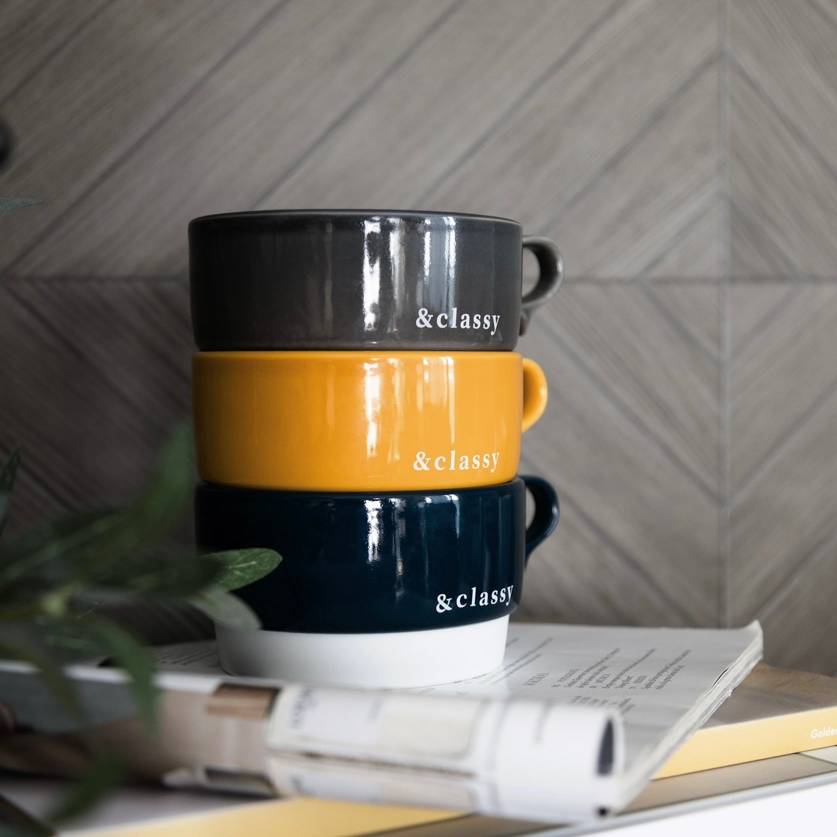 オリジナルスタックススープマグ［波佐見焼］