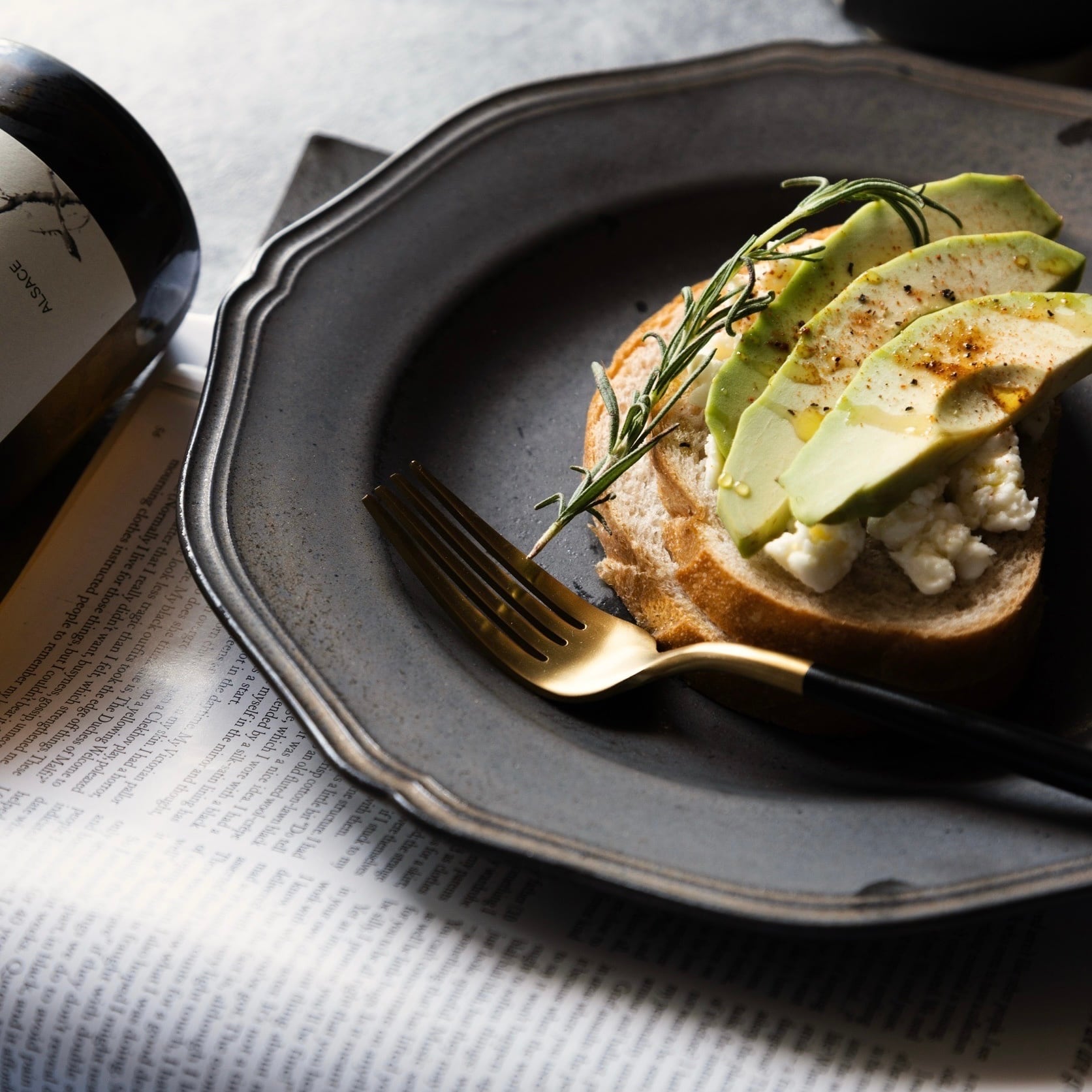 アンティークリムプレート ラージ［波佐見焼］