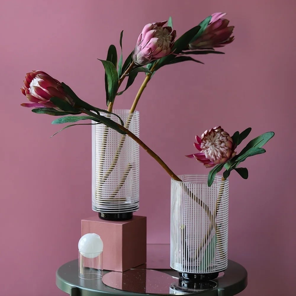 モノトーンクレール フラワーベース ワイド