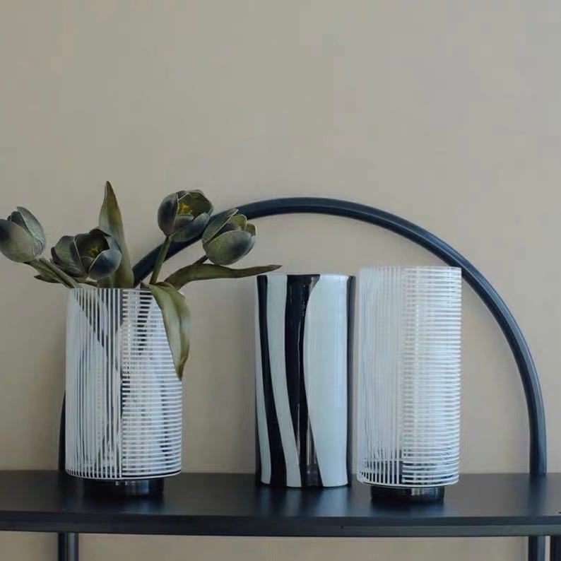 モノトーンクレール フラワーベース ワイド