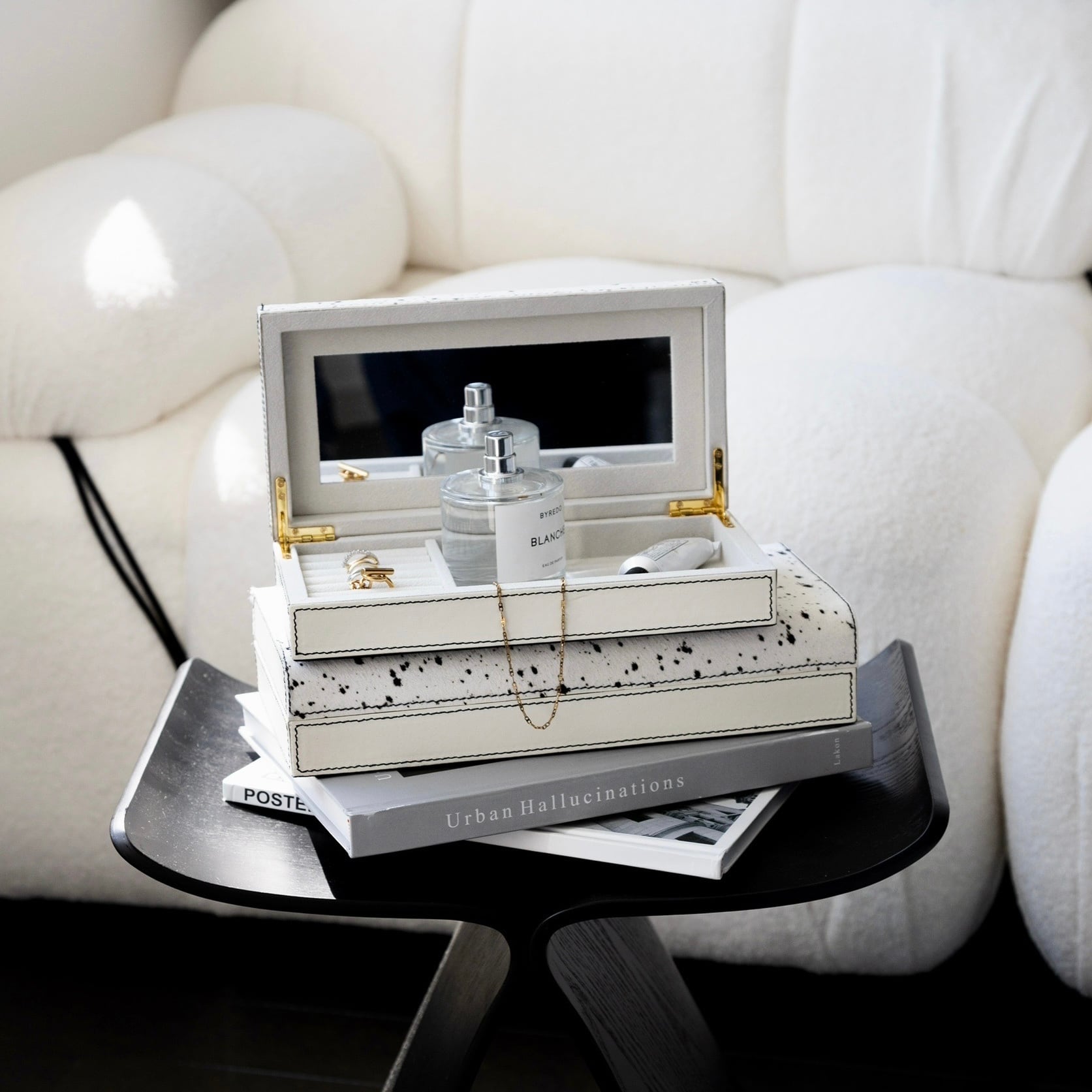 【アウトレット10%OFF】ホワイトホースシャギー ジュエリーボックス スモール