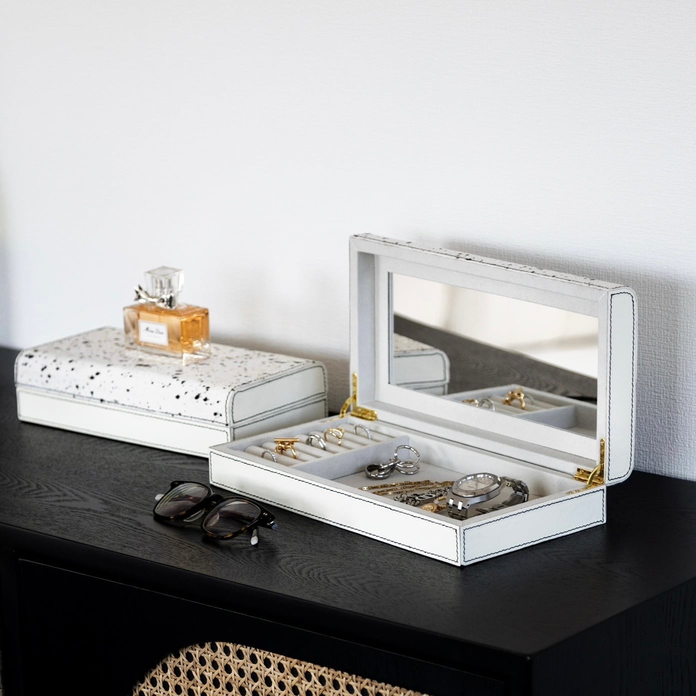 【アウトレット10%OFF】ホワイトホースシャギー ジュエリーボックス スモール