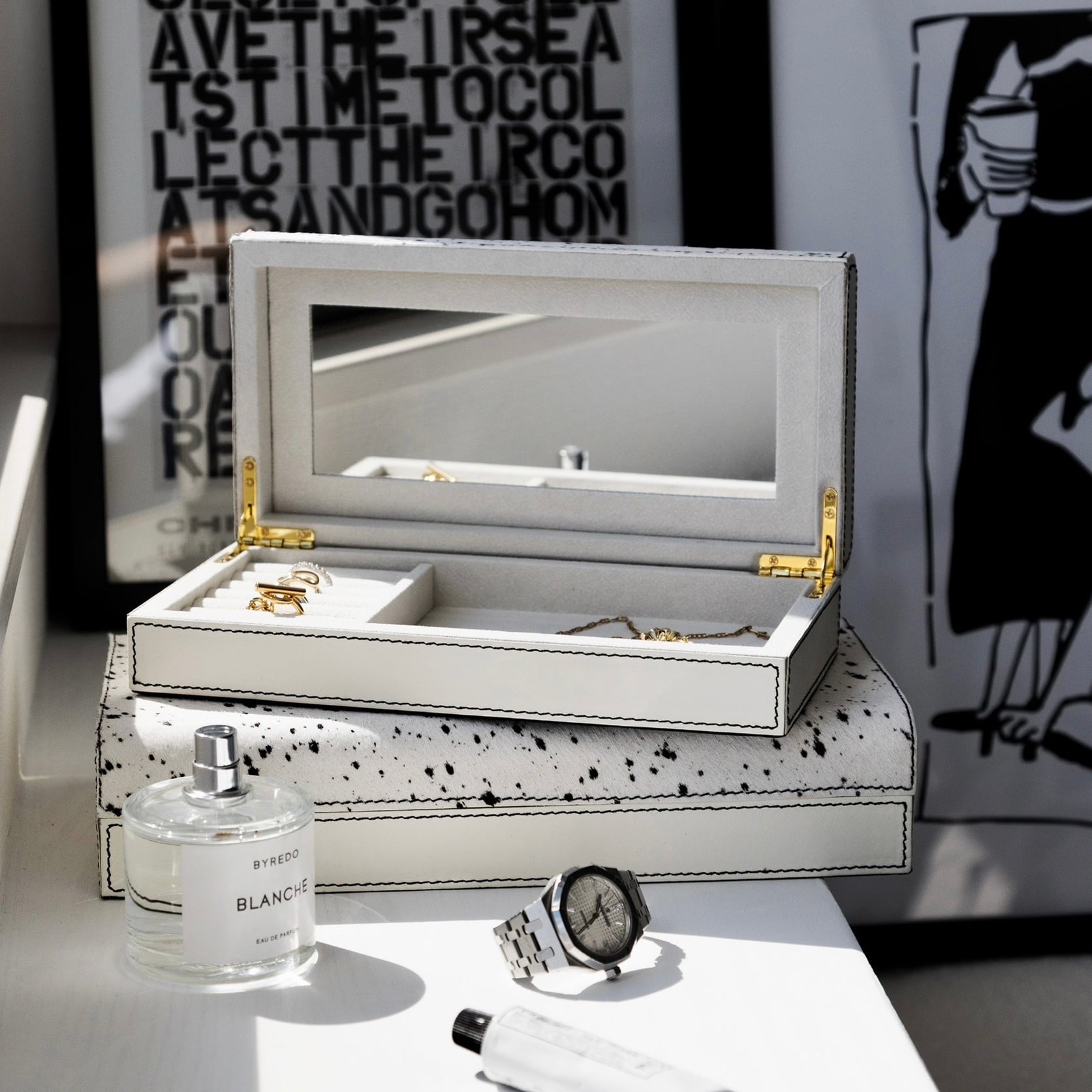 【アウトレット10%OFF】ホワイトホースシャギー ジュエリーボックス スモール